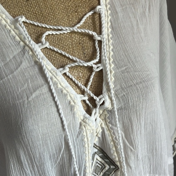 NWT VITAMIN A ISABELL MAXI CAFTAN Swim Cover Up Dress SMALL - Picture 10 of 13